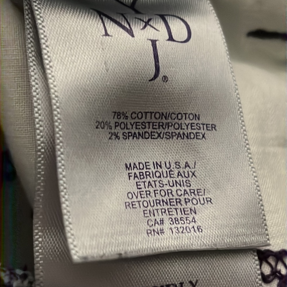NYDJ Legging Light Wash Tummy Tuck Technology Cotton Blend Mid Rise Jeans sz8EUC - Picture 6 of 11